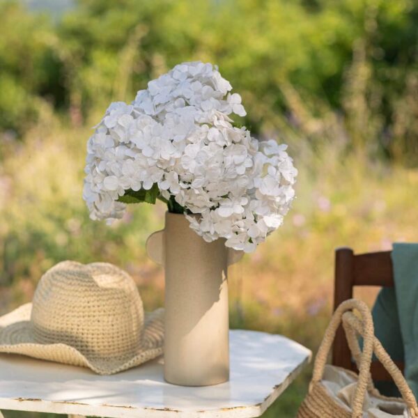 hvide hortensia papirblomster