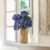 papirblomster hortensia blå